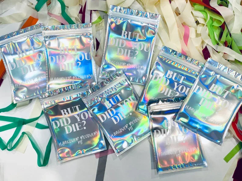 Bachelorette Survival Kit Hangover Kit Party Goodie Bags Wedding Gift Bags Favors Welcome Bags