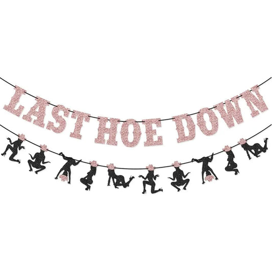 Last Hoedown Western Cowgirl Bachelorette Party Banner, Final Rodeo, Nash Bash party Decorations