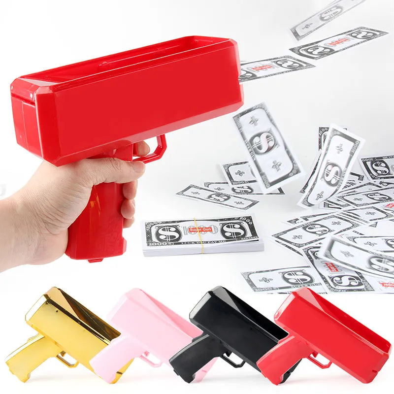 Handheld Cash Shooter for Bachelor or Bachelorette Party Celebration Money Gun